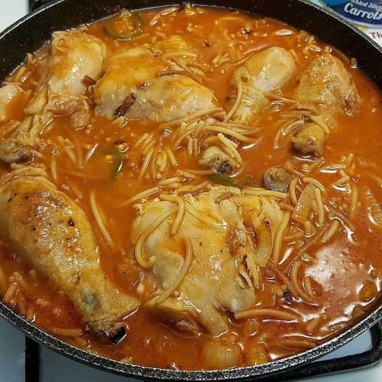 Fideo con Pollo!