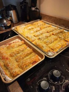 Homemade Enchiladas Verdes