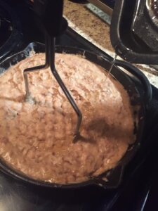 Homemade Bacon Refried Beans