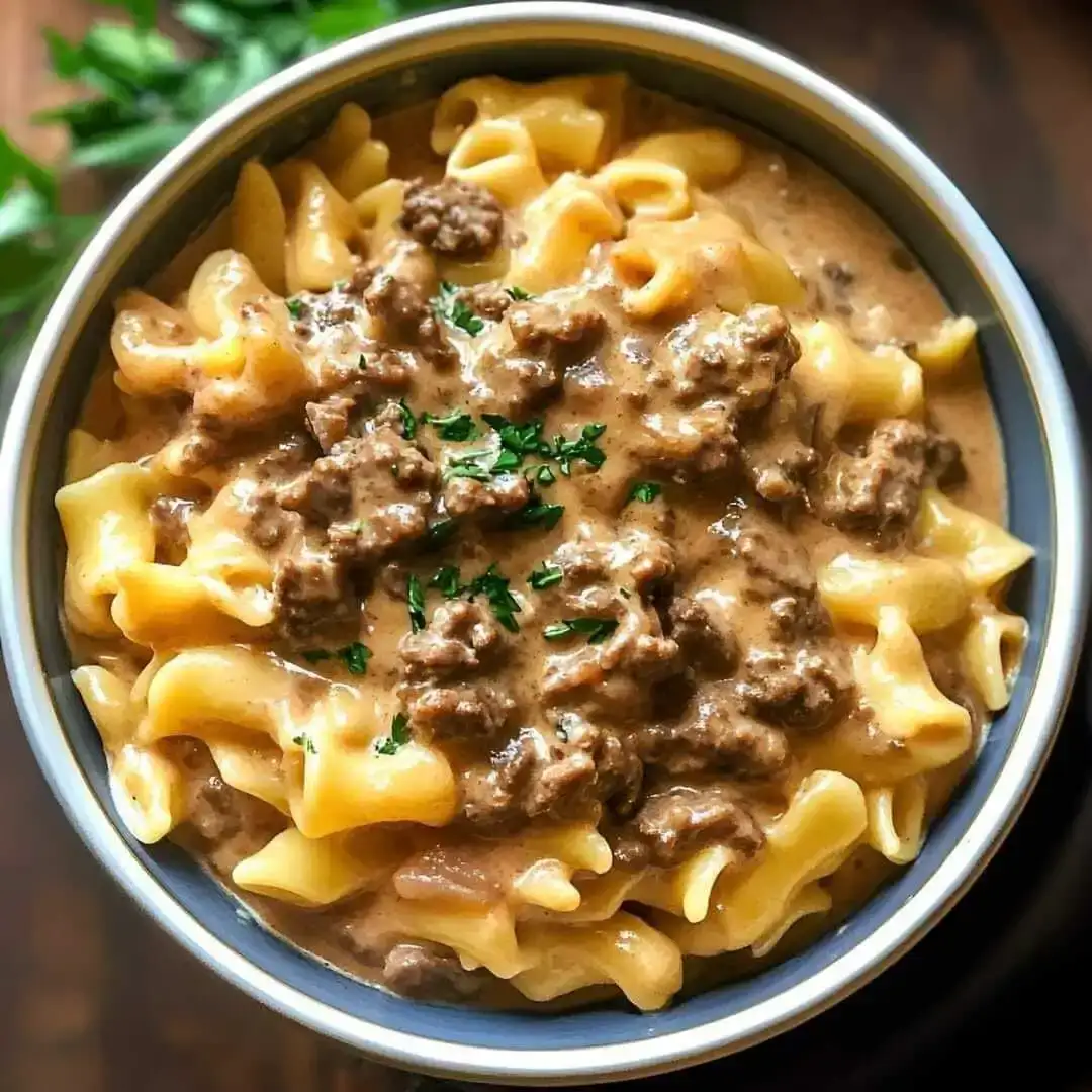 slow-cooker-creamy-garlic-beef-pasta